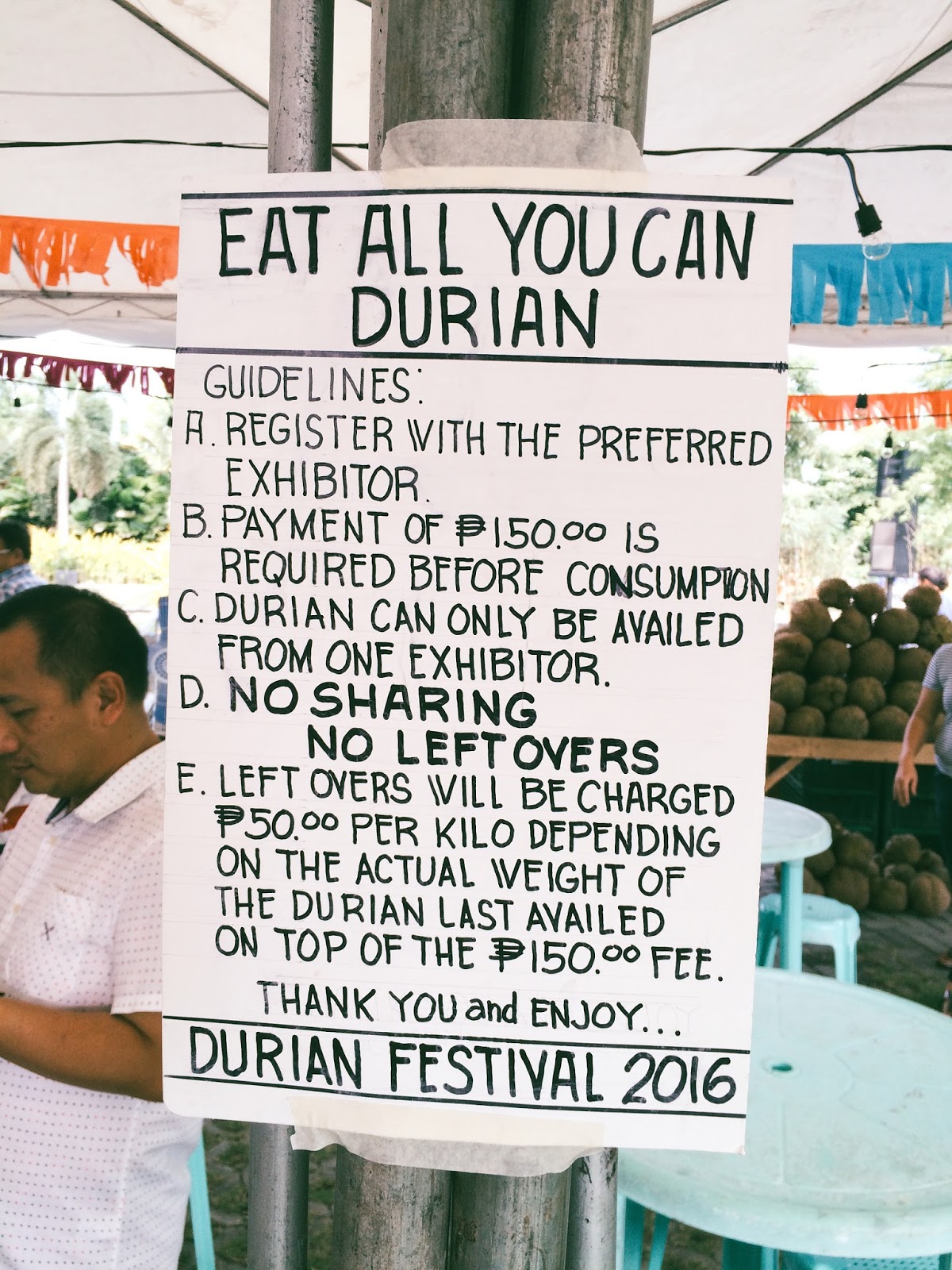 sm lanang premier kadayawan durian festival 2016