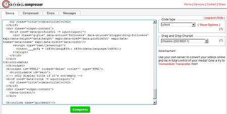 Cara Mempercepat Loading Blog Dengan Compress HTML Cara Mempercepat Loading Blog Dengan Compress HTML