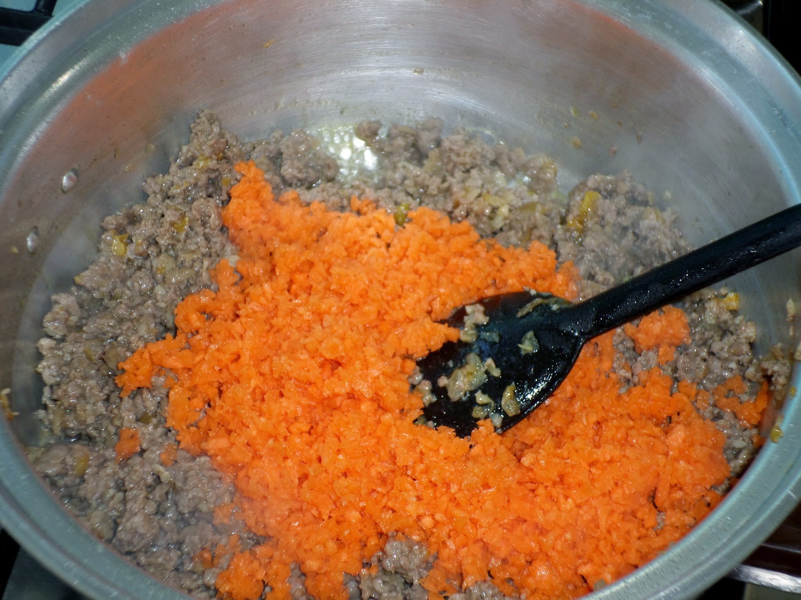 carne moída com cenoura