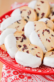 These cranberry orange shortbread cookies are rich and buttery, with the perfect contrast of flavors and textures! 