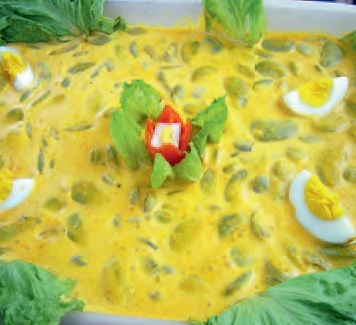 Pallares a la Huancaína