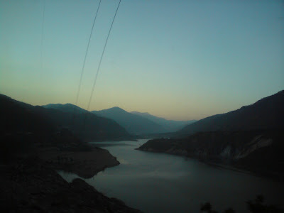 Scenic sunset on the way to Uttarkashi from Rishikesh