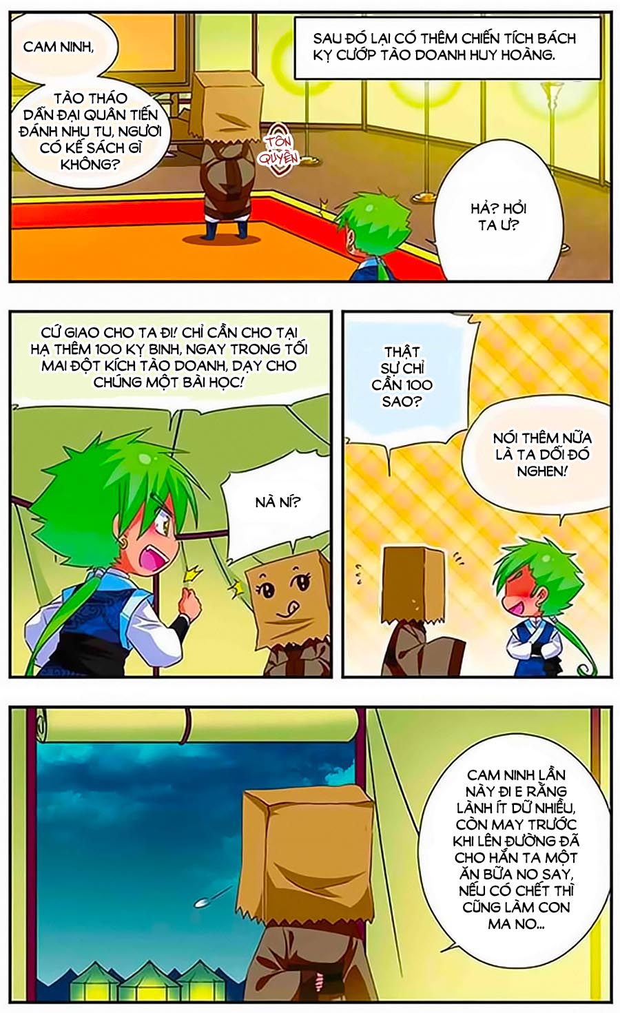 Manh Tam Quốc Chap 111 - Next Chap 112