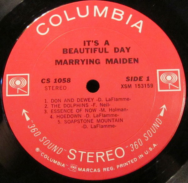 johnkatsmc5 It’s A Beautiful Day “Marrying Maiden” 1969 US Psych Rock