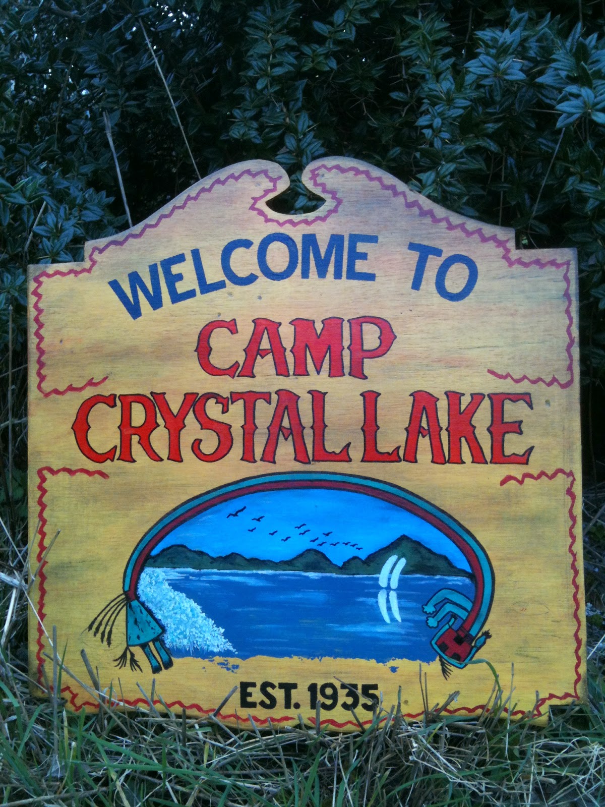 Friday The 13th Crystal Lake Sign 3d Printable