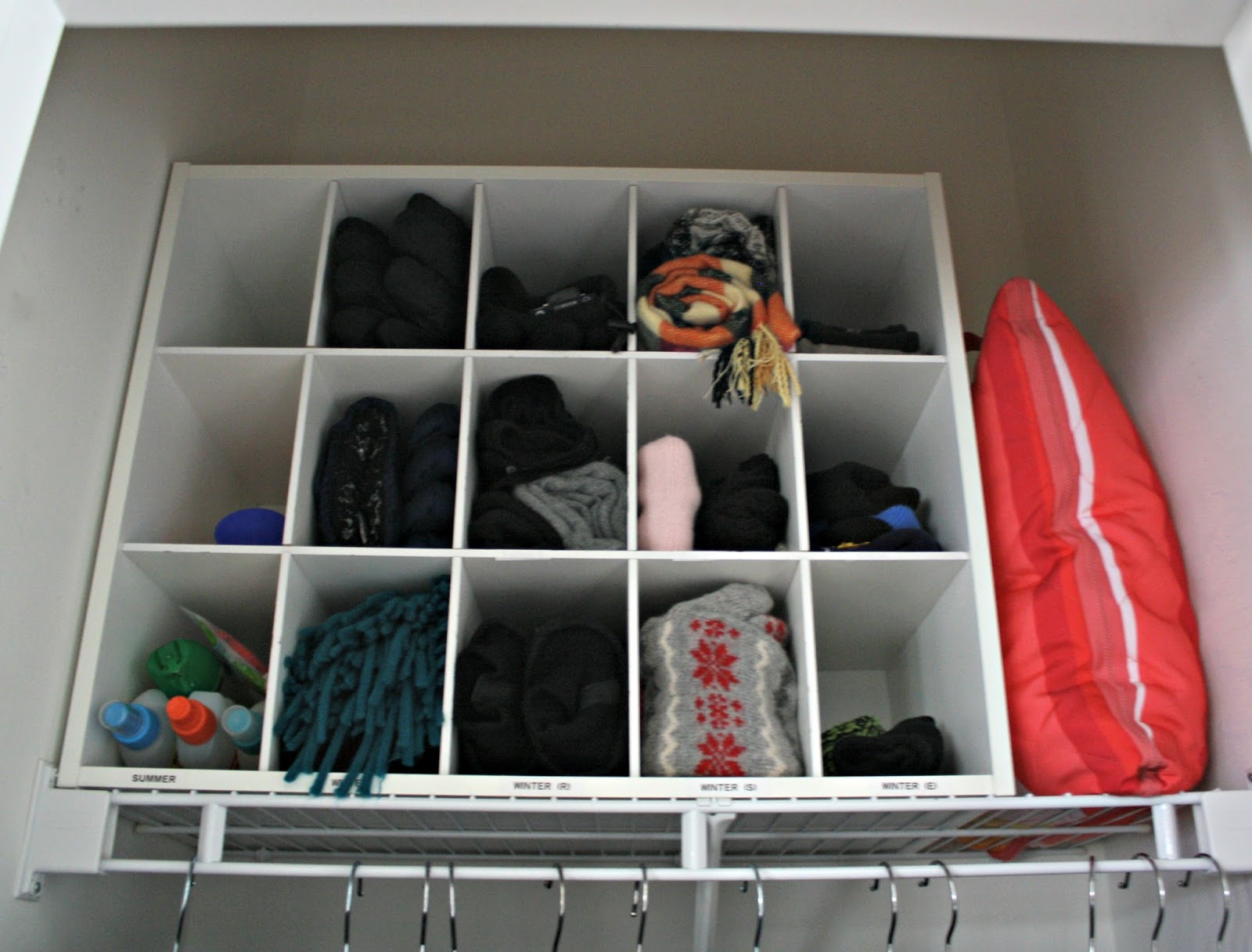 Coat closet organization hacks Thrifty Decor Chick Thrifty DIY