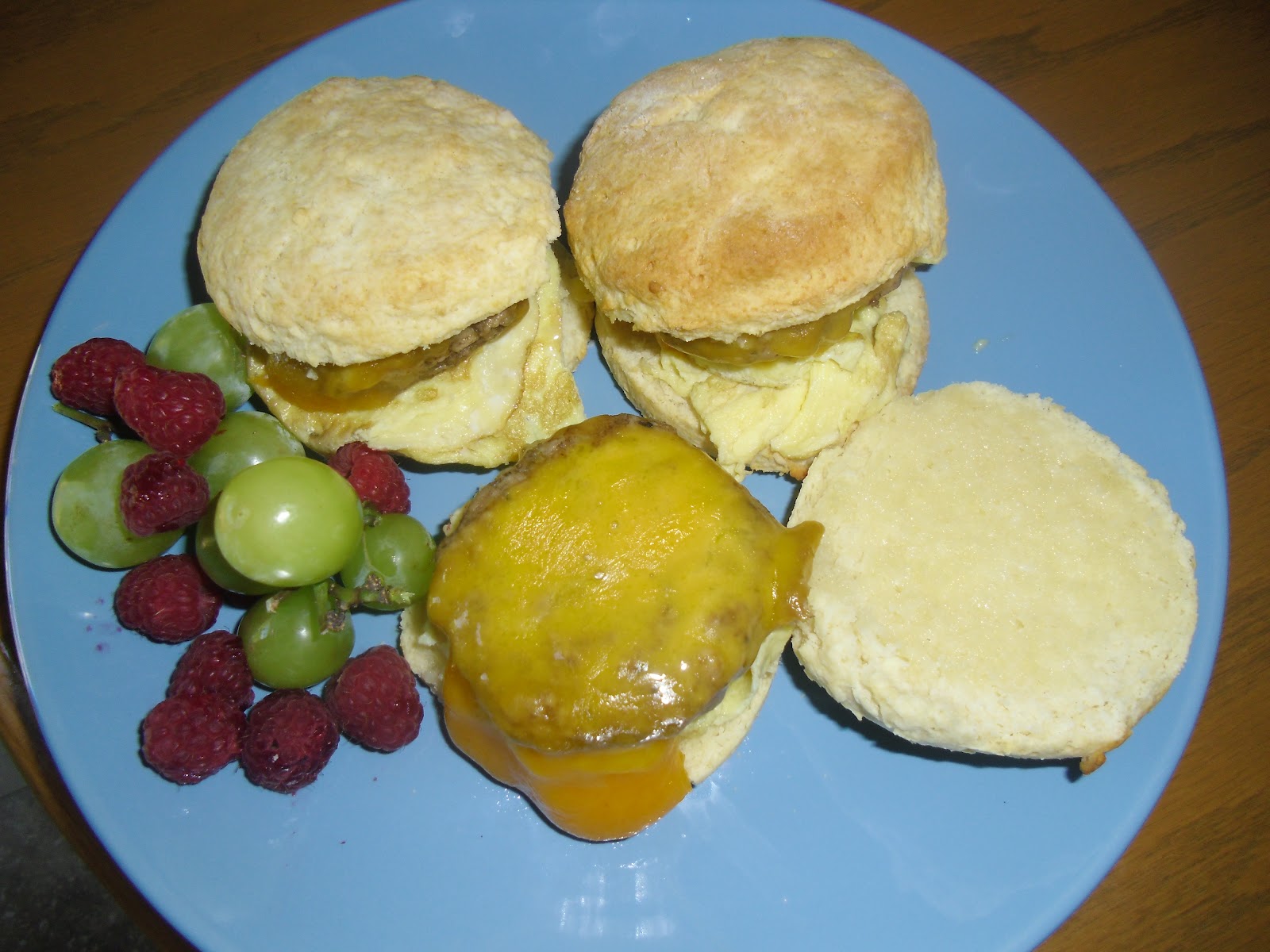 Weekday Chef Sausage Egg and Cheese Biscuits like McDonalds