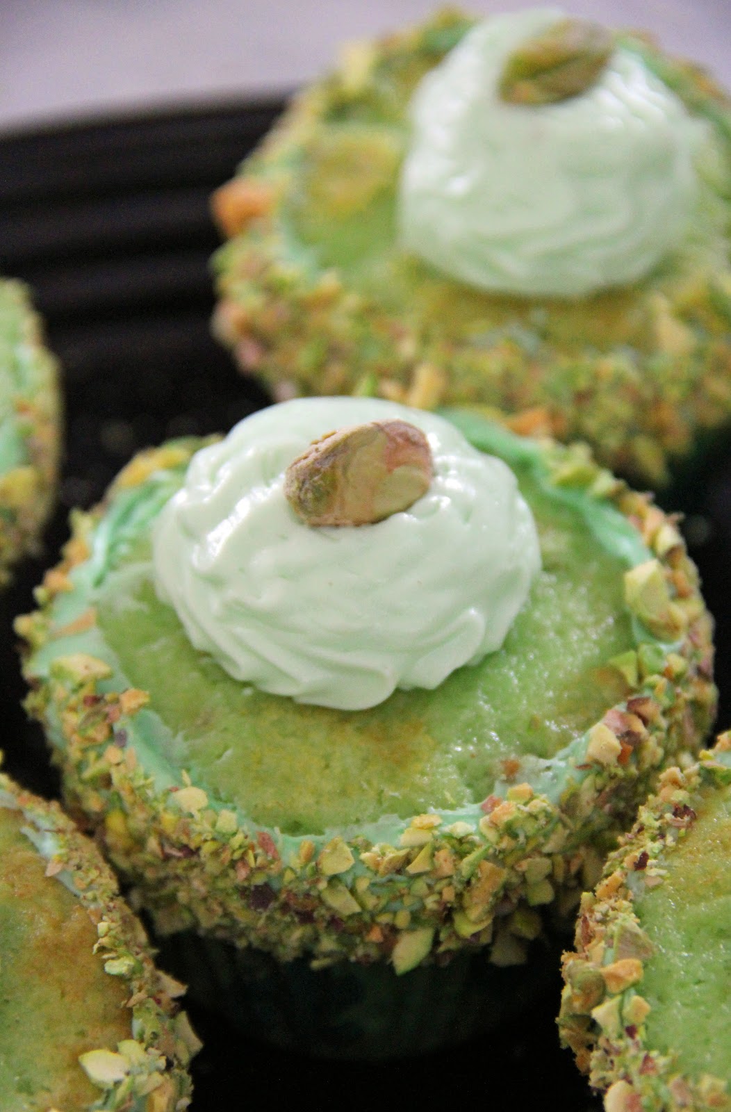 Jo and Sue Double Pistachio Cupcakes