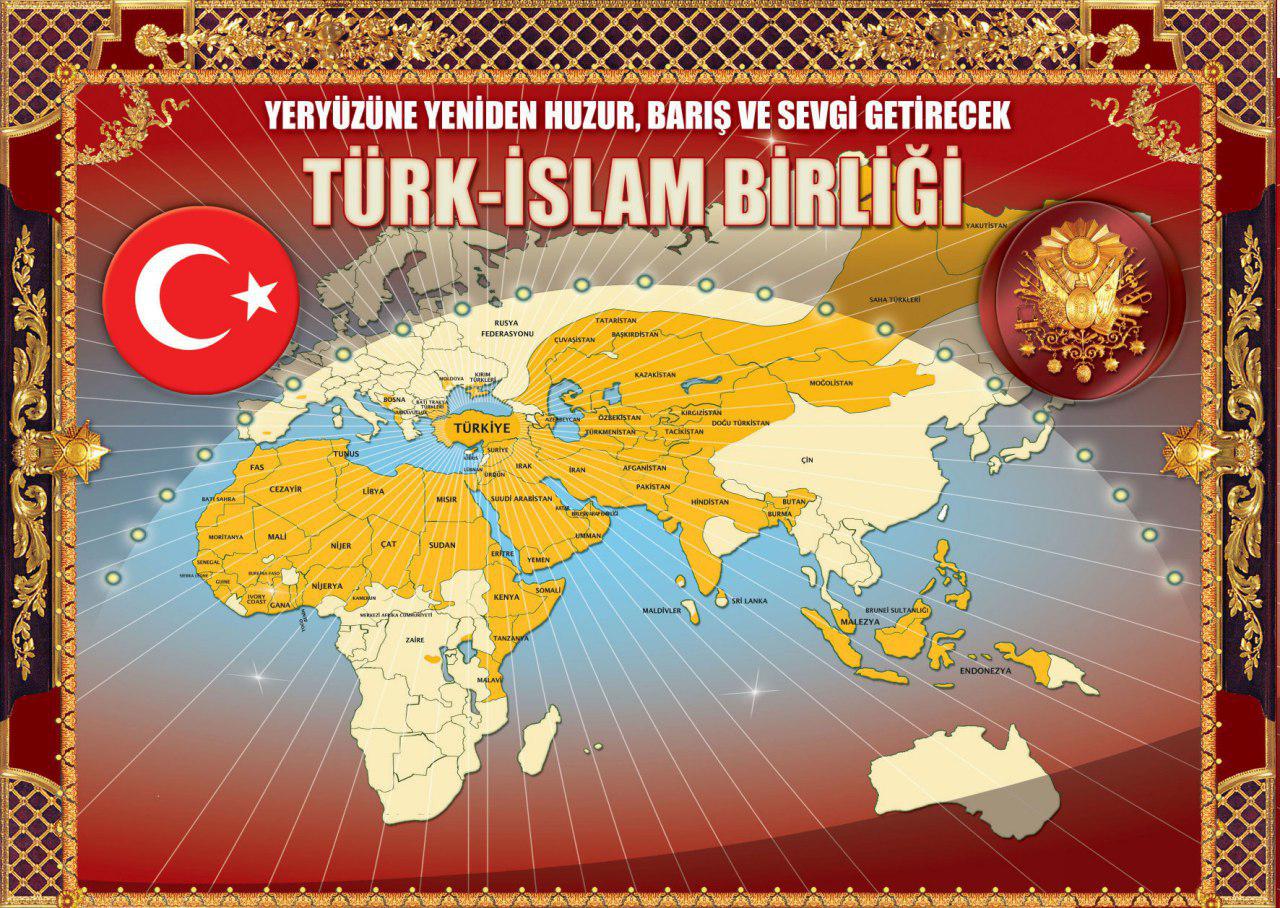 Türk İslam Birliyi xəritəsi
