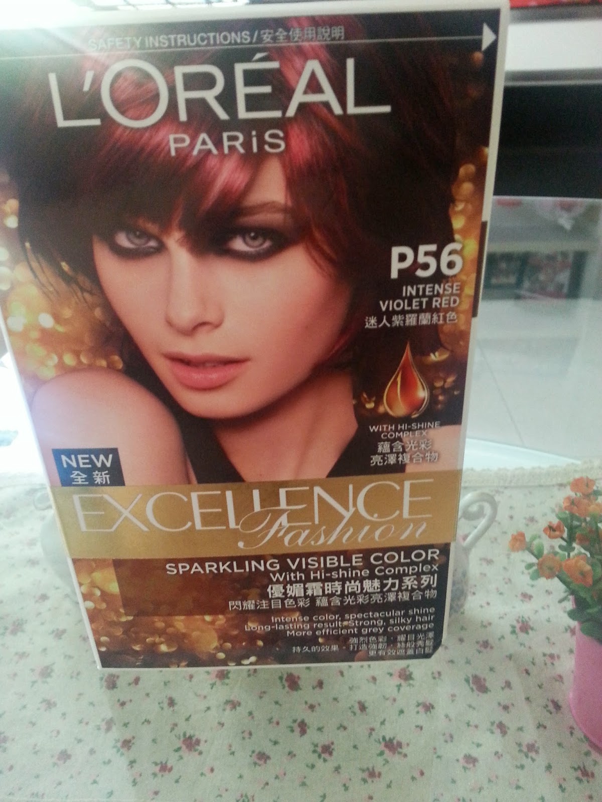 Make It Worth While Review Loreal Intense Violet Red