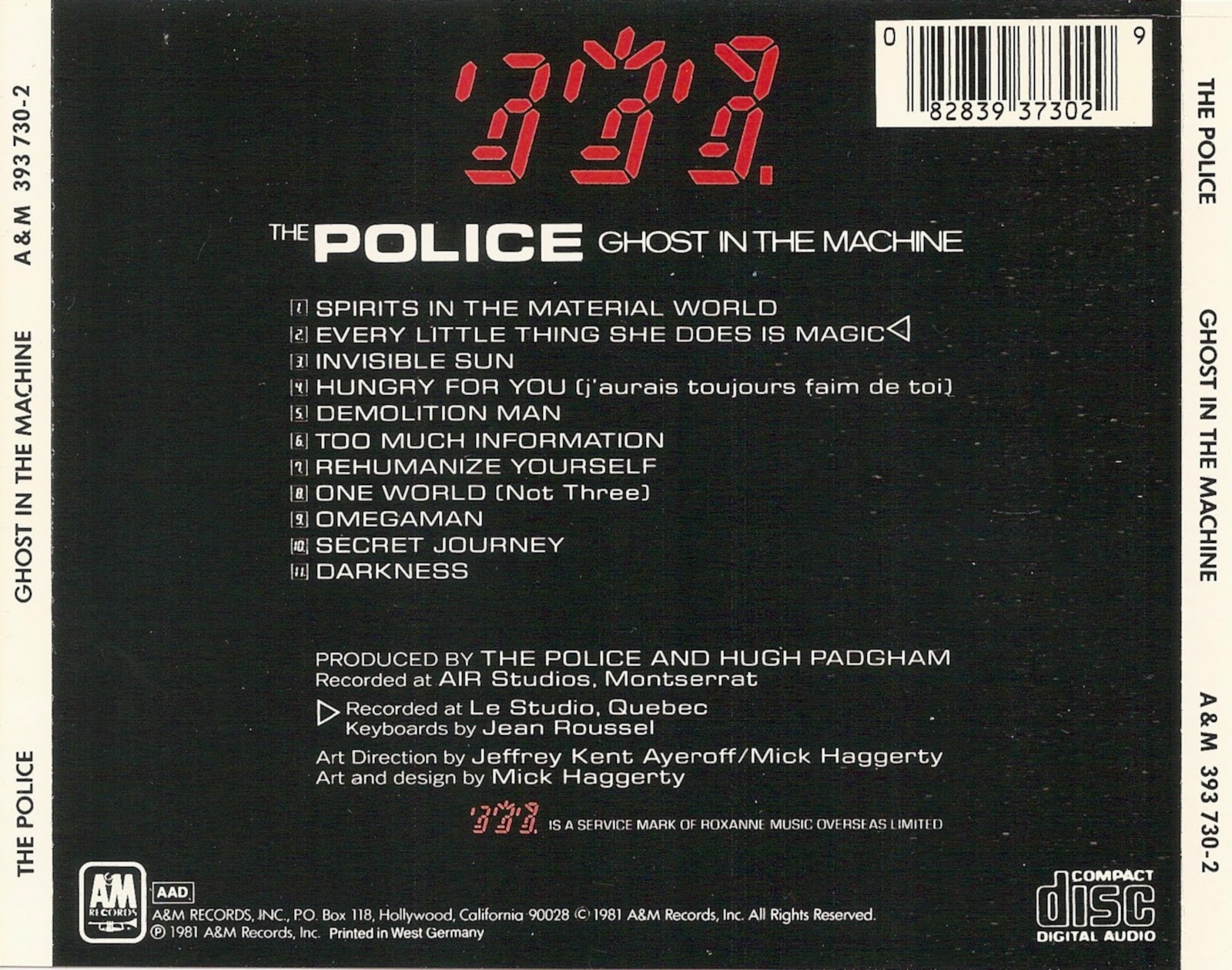 the police ghost in the machine shirt