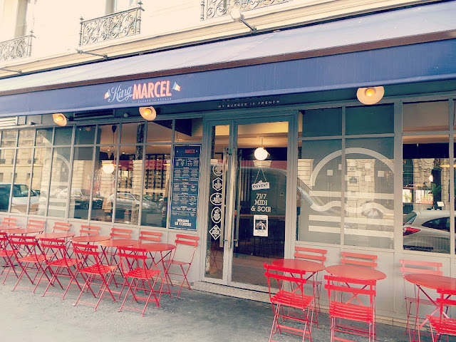 King Marcel burger restaurant paris rue Lafayette