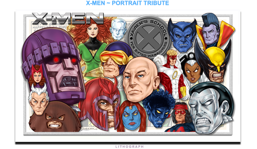 X-Men - Portrait Tribute
