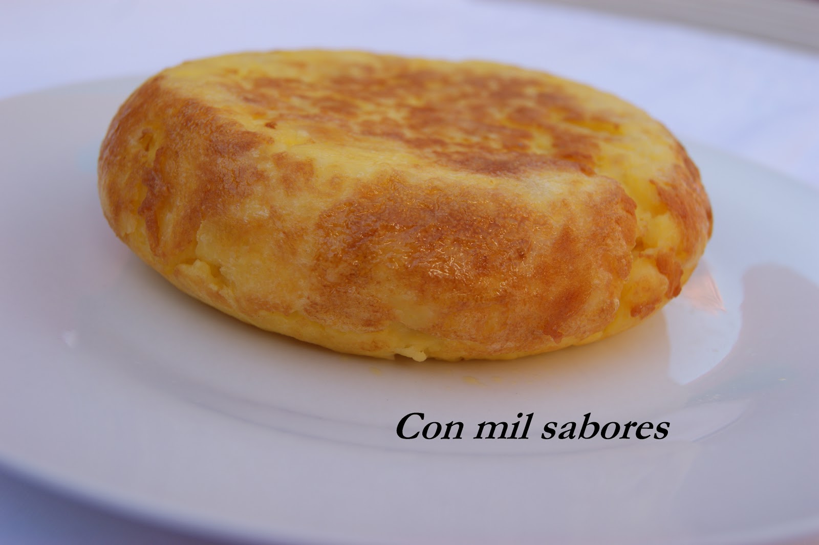 Con mil sabores TORTILLA DE PATATAS EN SALSA