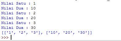 Contoh Dimensional List Pada Python - Tutor-All Programming