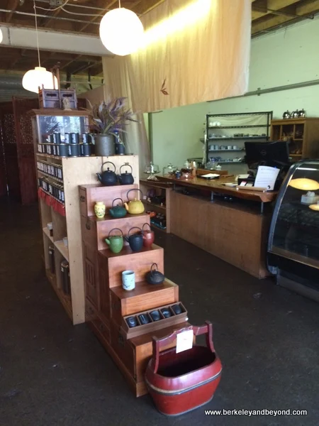 interior shop at Far Leaves Tea in Berkeley, California