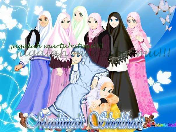 29+ Konsep Foto Wanita Kartun Muslimah, Foto Wanita