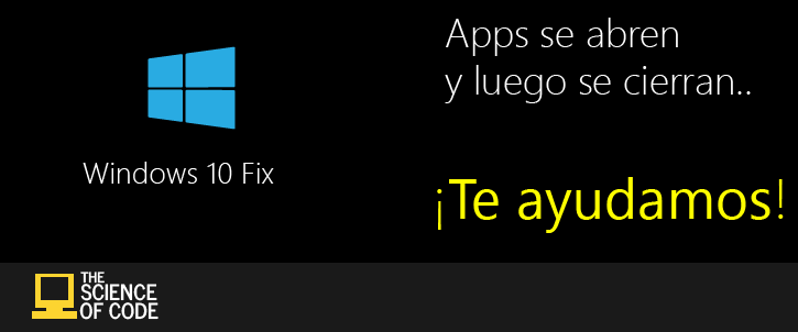 Imagen Windows 10 apps se cierran [Solucionado]