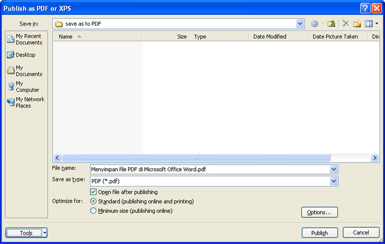 Menyimpan File PDF Di Microsoft Office Word save As PDF Artikel Menyimpan file pdf di microsoft office word save as pdf artikel