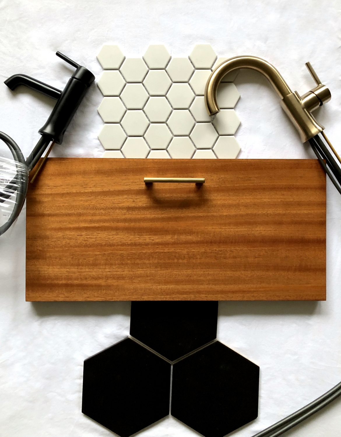 Serious demo, and bronze vs. black fixtures Week 2 of the One Room