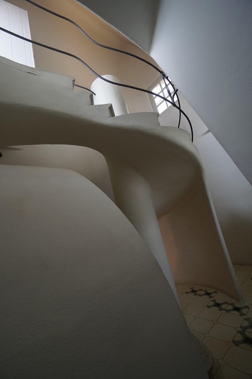 カサ・バトリョ（Casa Batlló）　螺旋階段