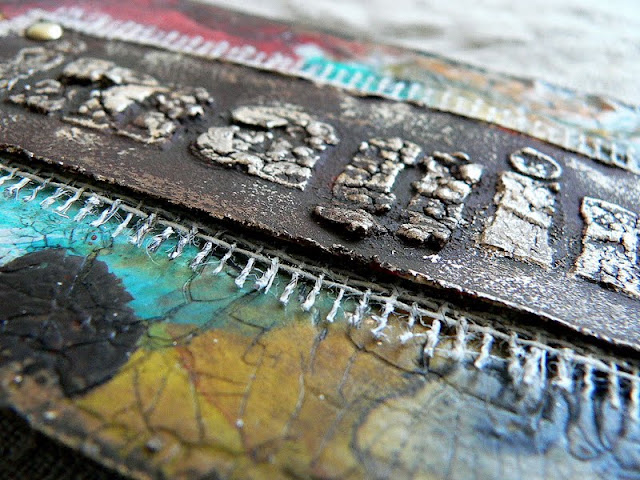 Von Pappe II: "Create Art!" - a mixed media tag tutorial