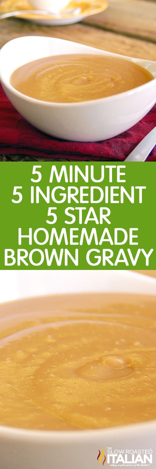 Brown Gravy Recipe (SO easy!) + Video