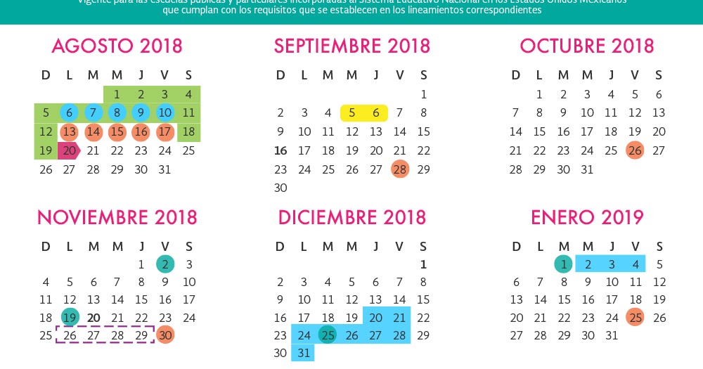 El Alambrito Mx Consulta El Calendario Escolar Para El Ciclo Escolar