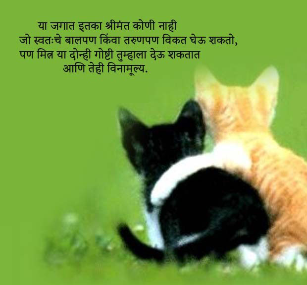 friendship quotes in marathi with image