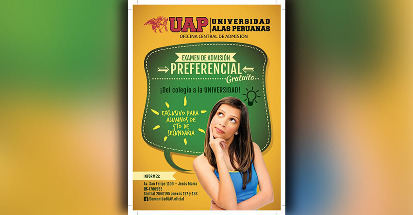 UAP: Resultados Examen Admisión Preferencial 2016 (22 Noviembre) Ingresantes Universidad Alas Peruanas - www.uap.edu.pe