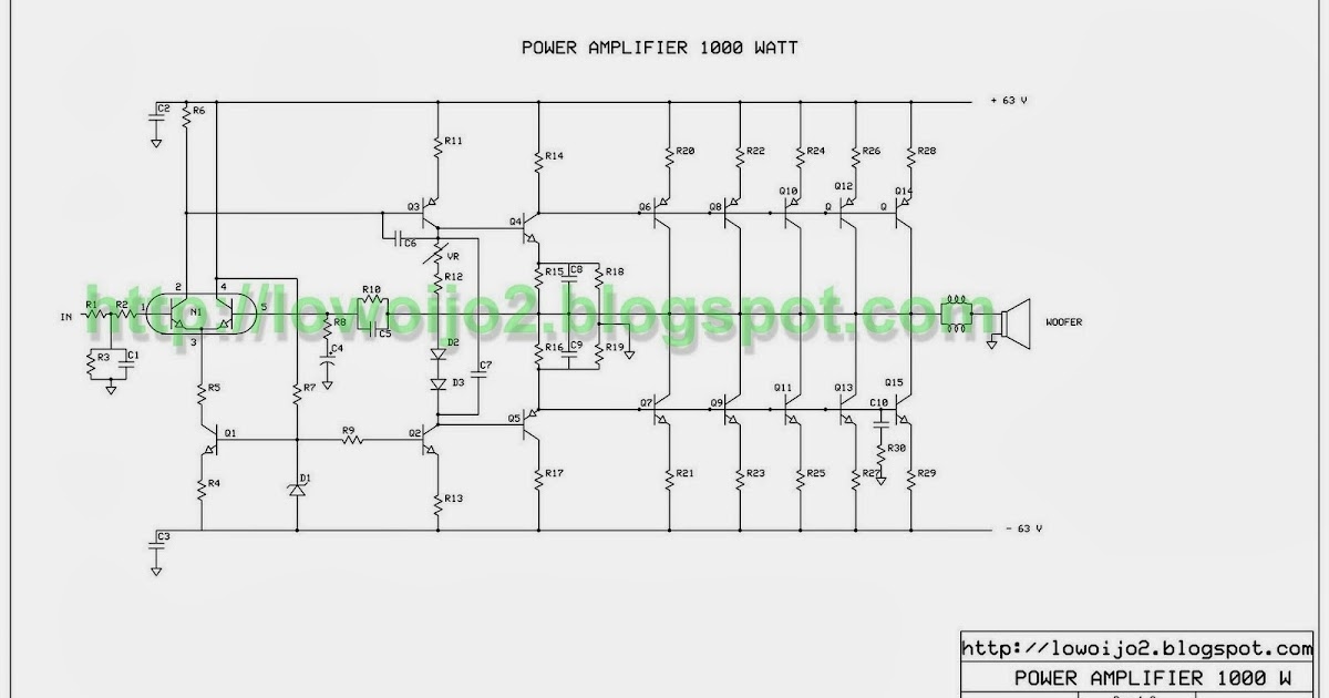 27+ Skema Rangkaian Power Ampli Rakitan