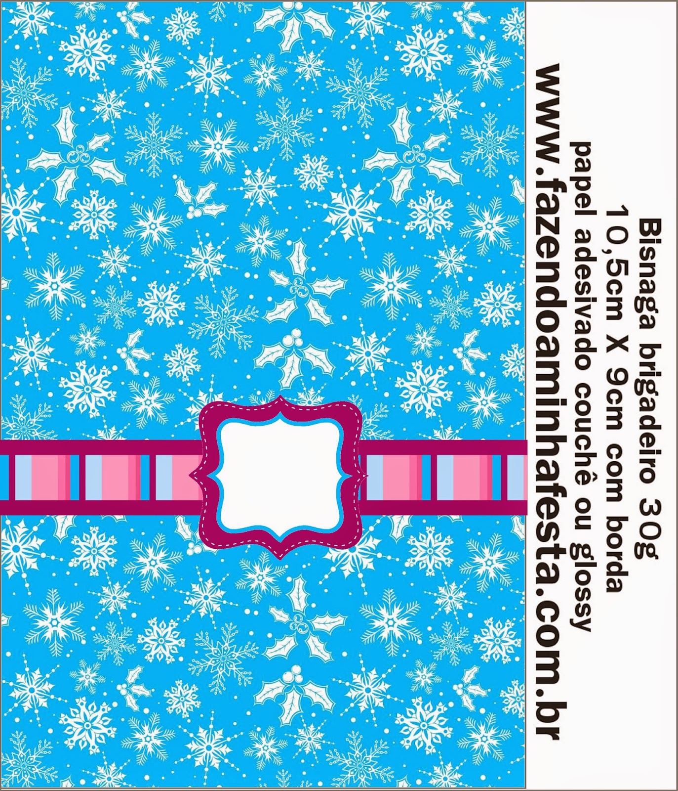 Frozen en Morado y Celeste para Navidad: Etiquetas Candy Bar para Imprimir Gratis. Etiquetas de Frozen en Morado y Celeste para Navidad para imprimir gratis.