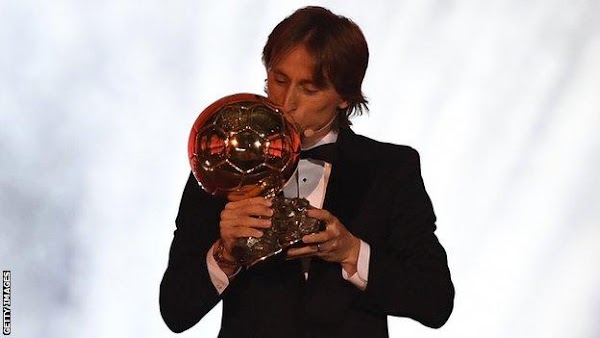 Modric gana el Balón de Oro 2018