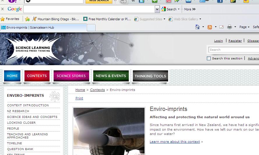 Room 13 Happenings 2011... Science Learning Hub site