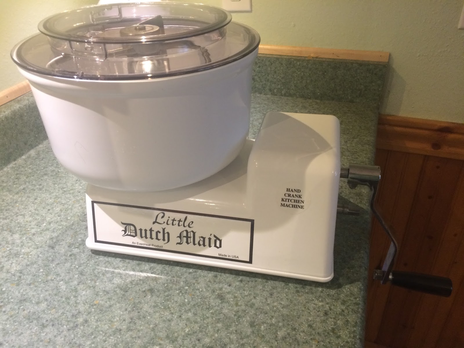 Non-Electric Little Dutch Maid Hand-Crank Kitchen Mixer