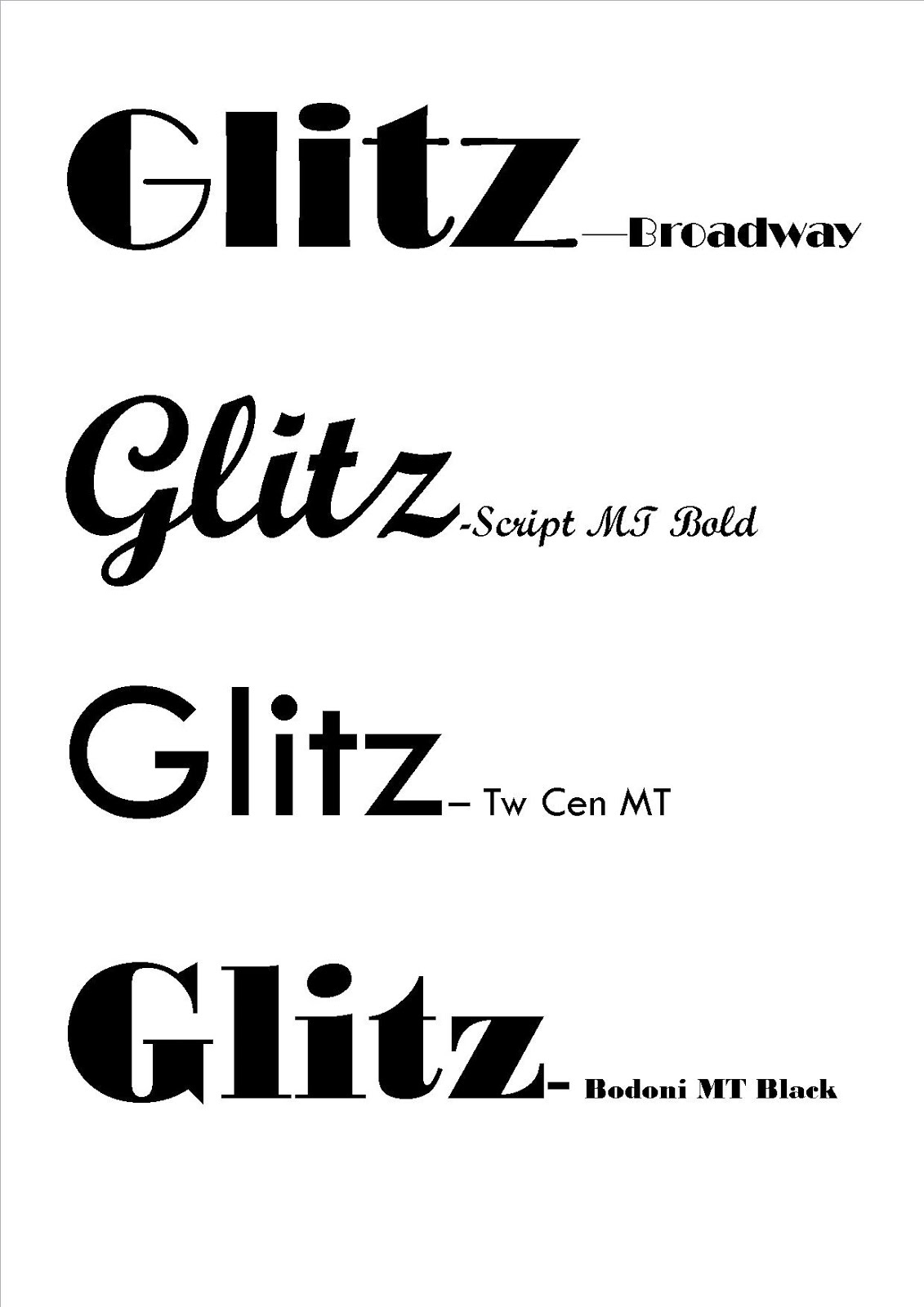 AS Media Olivia O'Connell Masthead fonts (Glitz).