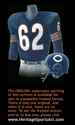 Chicago Bears 1963 uniform