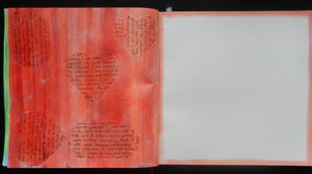 art journal background red art journal background