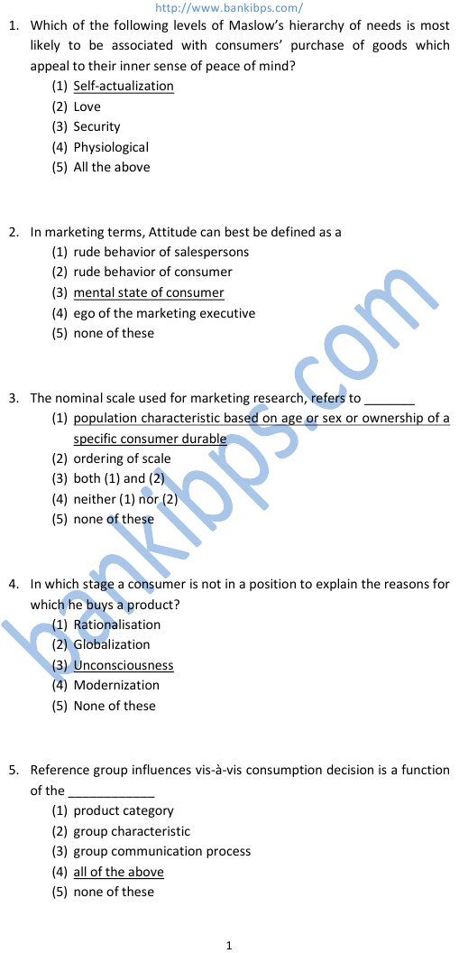 Aptitude Test Sample Question