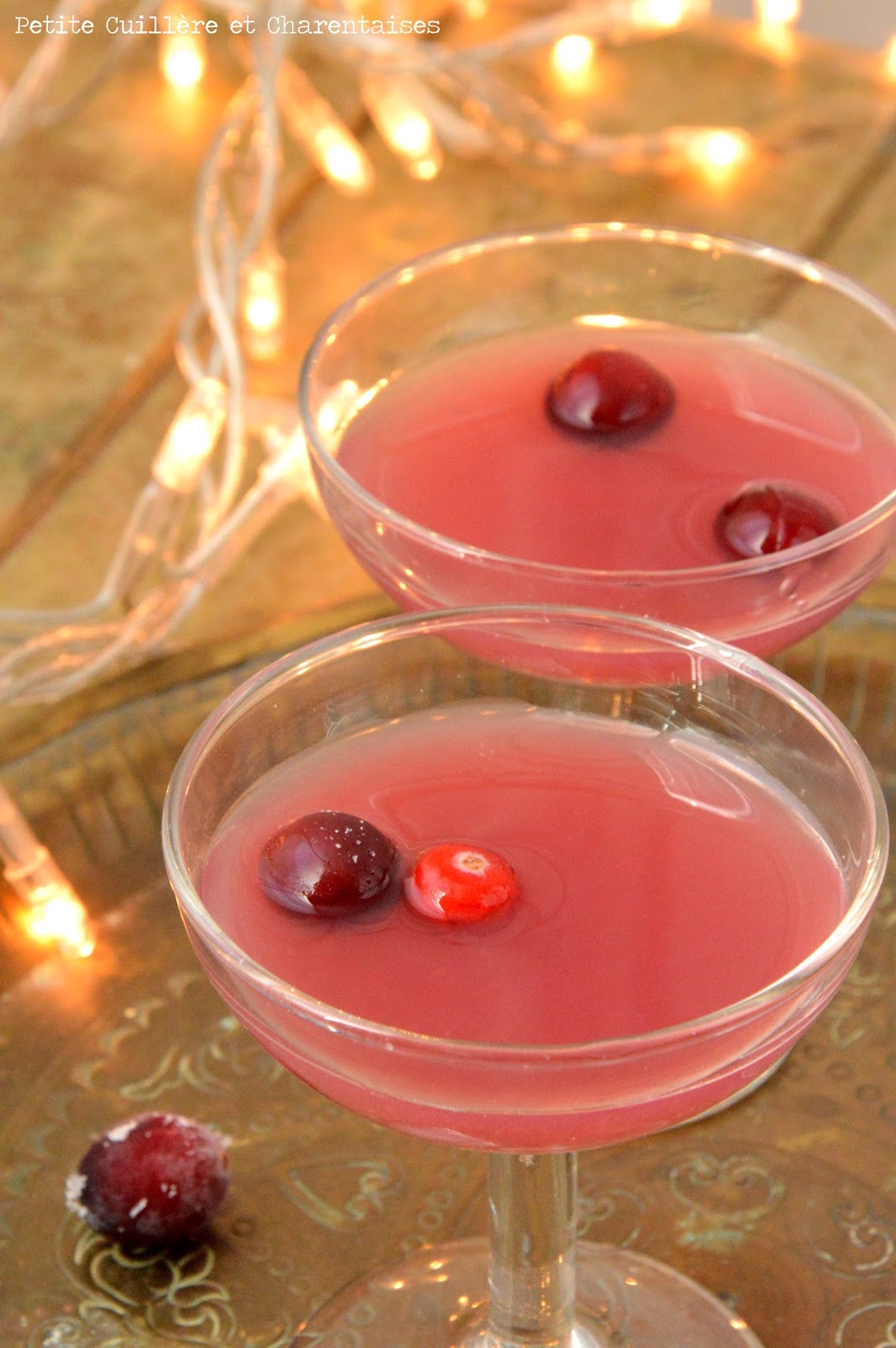 Petite Cuillère et Charentaises Cocktail Litchi, Rose, Vinaigre de