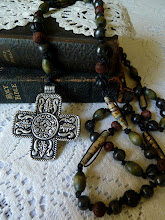 Large Hand Knotted Rosary...