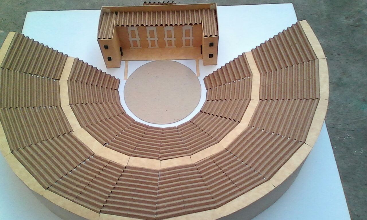 Artes Gráficas Mora (Portafolio) Maqueta Teatro Griego Antiguo Artes Gráficas Mora (Portafolio) Maqueta Teatro Griego Antiguo