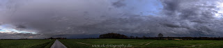 Wetterfotografie Sturmtief Fritz Panorama