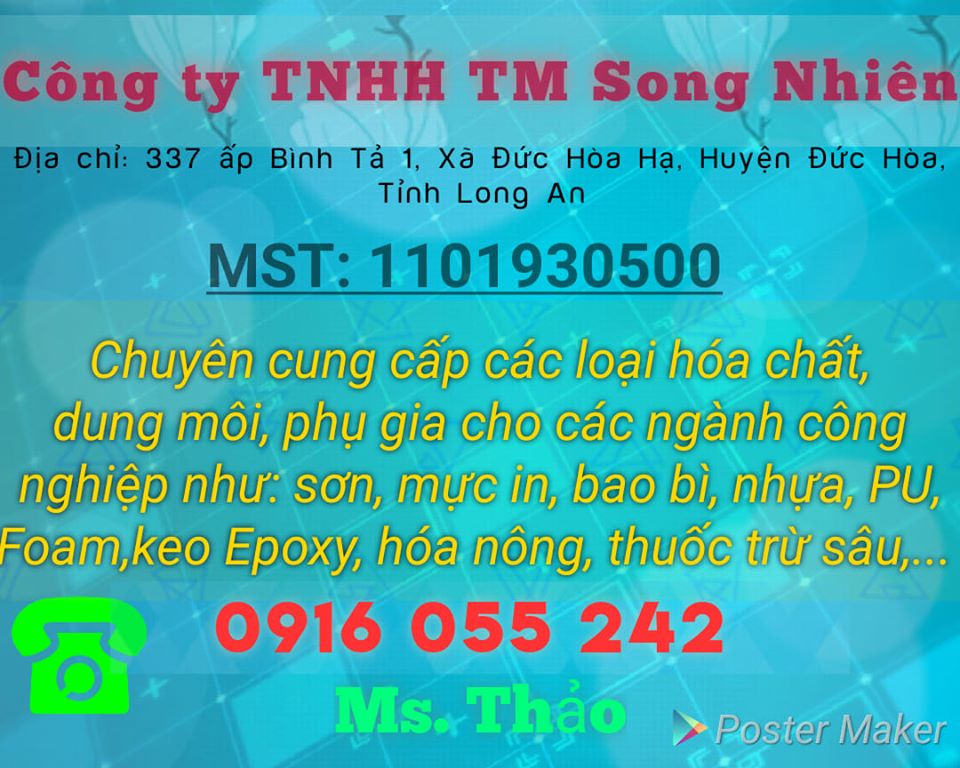 HÓA CHẤT DUNG MÔI NGÀNH SƠN