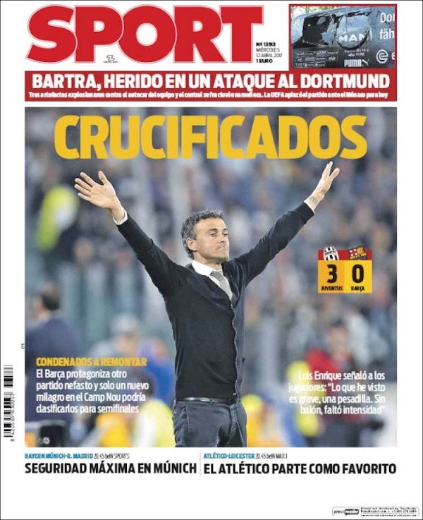 FC Barcelona, Sport: "Crucificados"