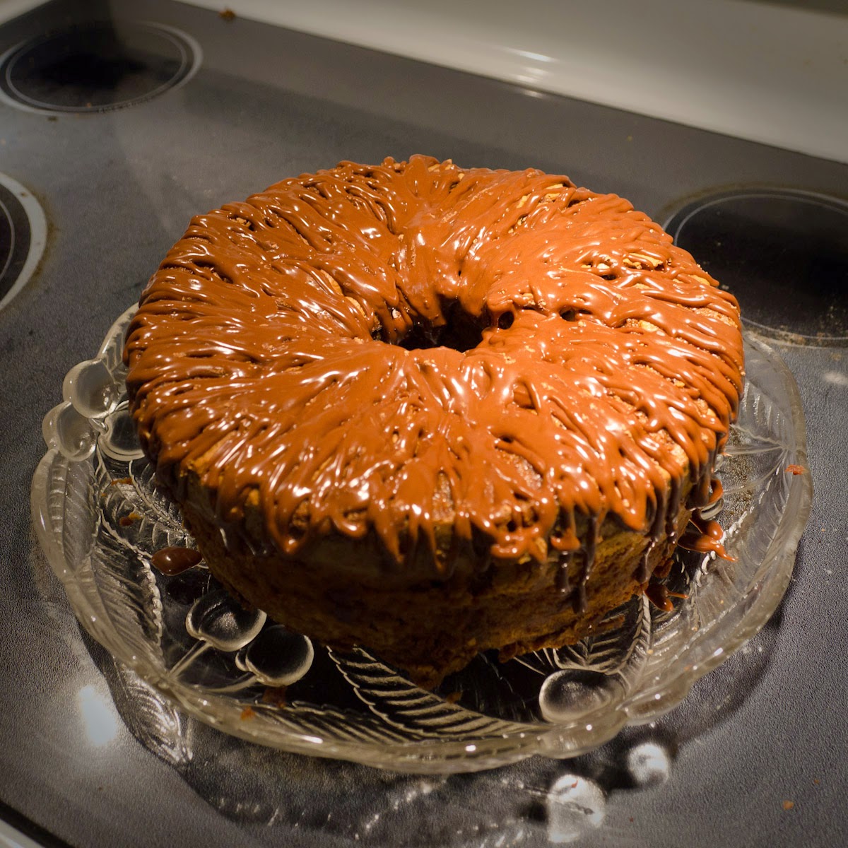 Chocolate Sour Cream Pound Cake