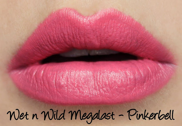 Wet n Wild Megalast - Pinkerbell lipstick swatch
