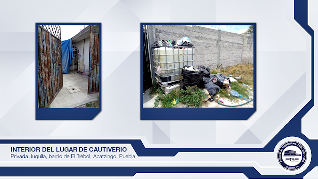 La Fiscalía cateó casa de seguridad de secuestradores desarticulada de Acatzingo