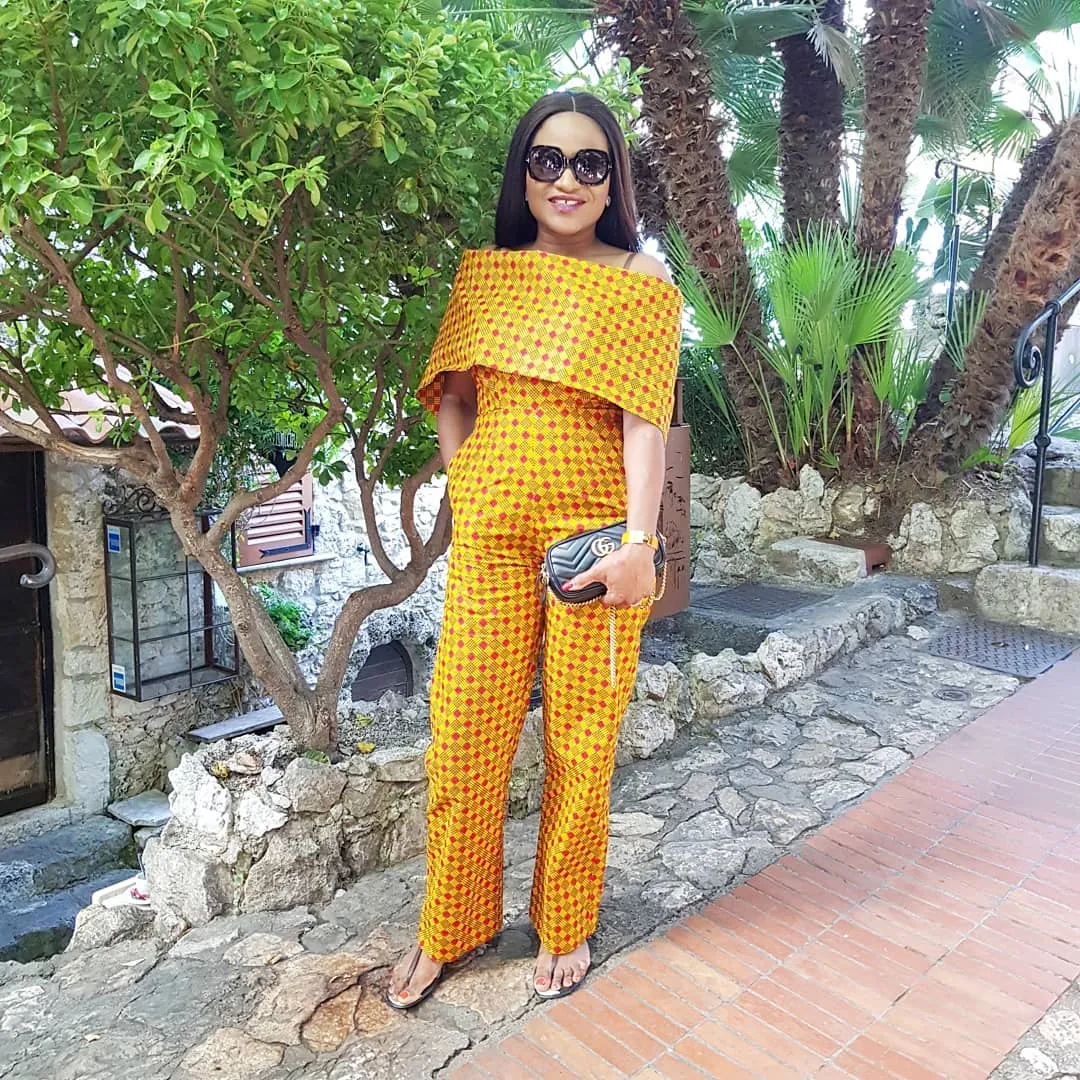 How to style the Makeda African Ankara Print Jumpsuit from ...