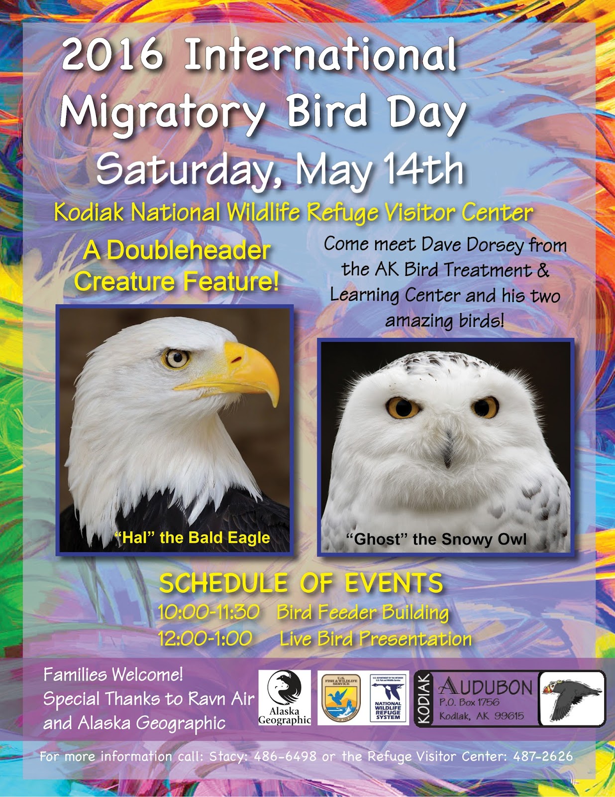 Kodiak Audubon Society 2016 International Migratory Bird Day Celebration in Kodiak